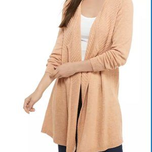 Wonderly - Long Sleeve Drape Front Cardigan